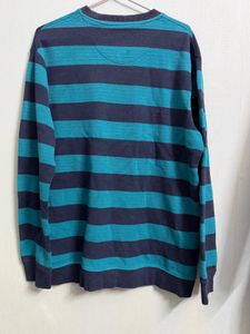 Striped Knit Pullover