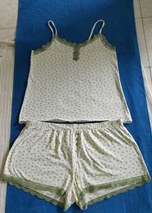 Cute Floral Print Sleep Set