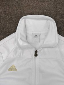 Adidas White Track Jacket