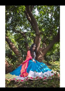 Beautiful Blue Ethnic Skirt