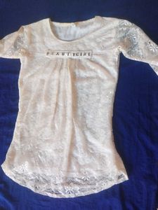 Elegant Lace Top with Bell Sleeves