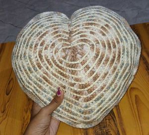 Handmade Heart ❤️ Shaped Crochet Cushion