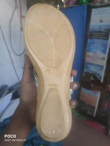 Golden Heels With Stone
