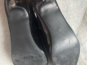 Elegant Black Patent Heels