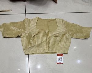 Stylish Gold Striped Blouse