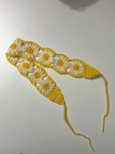 Handmade Daisy Crochet Headband