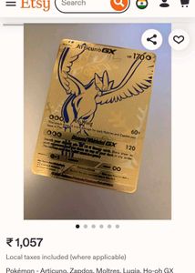 Pokemon Articuno GX Limited Edition Card