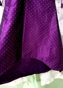 Eid Sale💫 Purple Chanderi Silk Kurta Sets💜