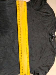 Zara Classic Black Pocket T-Shirt M Size Excellent