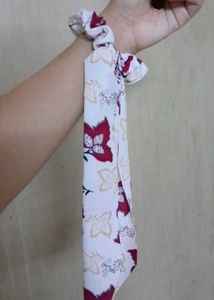 Scrunchies with Bows Set of 2