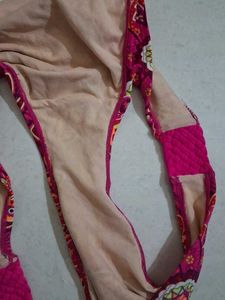 L Vibrant Paisley Print Bikini Bottom
