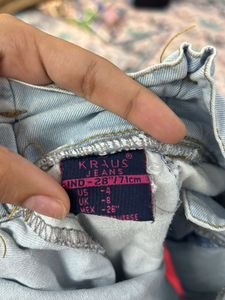 Light Wash Denim Shorts