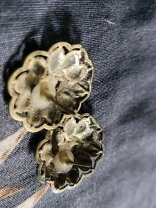 Ornate Floral Stud Earrings