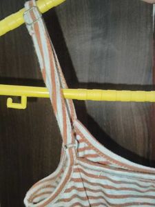 Chic Striped Korean Camisole