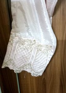 Elegant Pastel Kurta with Delicate Embellishments