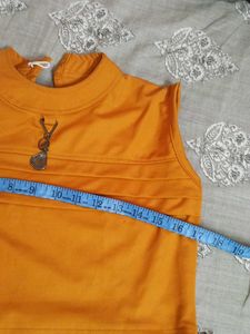 Mustard Sleeveless Dress