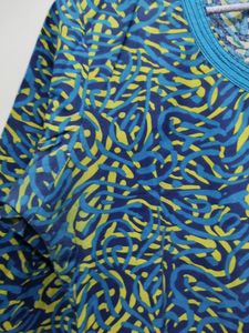 Jaipur Kurti Abstract Print Multi Color Kurta