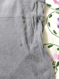 Gray Tank with Green Graphic