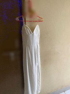 Elegant White Maxi Dress new with tags