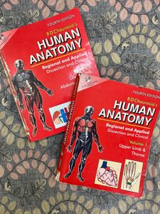 BD Chaurasia's Human Anatomy Books