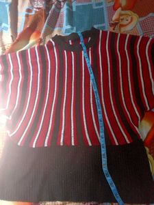 Striped Knit Sweater