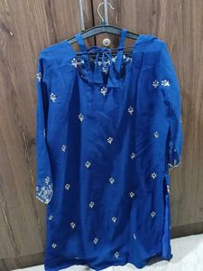 Blue party wear suit
