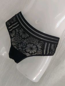victoria's secret Black Lace Briefs