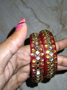 Embellished Bangles - Perfect for Festive Occasion
