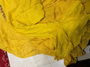Vibrant Yellow Embroidered Lehenga Choli