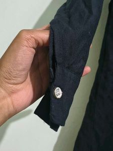 Classic Black Button-Up Shirt