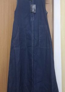 Sleeveless Denim Maxi Dress