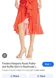 polka dot skirt