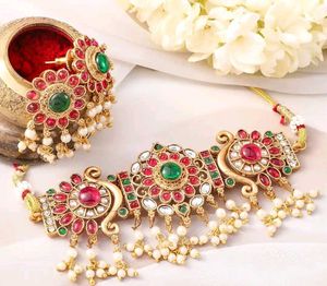 Stunning Ethnic Necklace and Earring Set