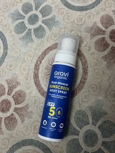 Aravi Organic Body Sunscreen Spray SPF 50