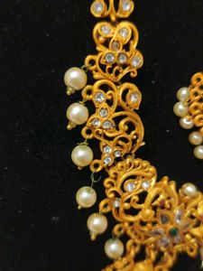 Exquisite Gold-Plated Necklace and Earring Set