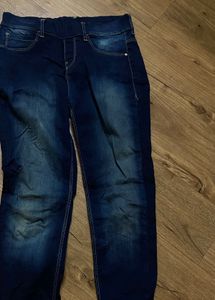 Dark Blue Straight Fit Jeans