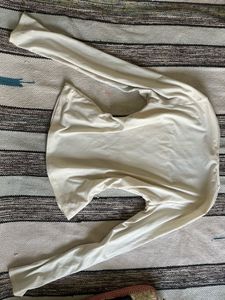 White Long Sleeve Top