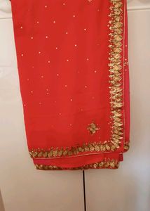 Sindoori Red Saree