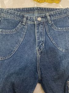NEW DENIM CARGO JEANS FOR WOMEN