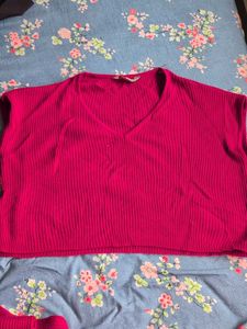 Ribbed V-Neck Sleeveless Top