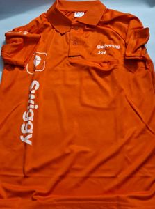 Swiggy Orange Polo T Shirt