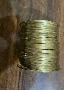 Golden Wire Stackable Bangles