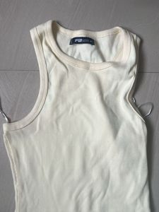 Sleeveless butter yellow Bodycon Dress