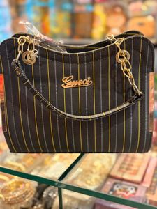 Chic Striped Handbag