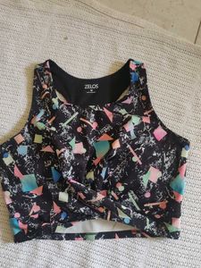Funky Print Sports Bra