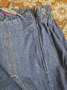 Stylish Wide Leg Denim Pants