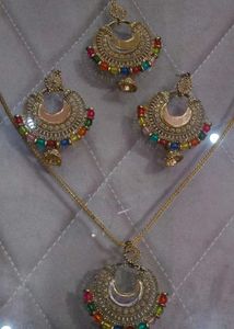 Boho Multicolor Beaded Jewellery Set