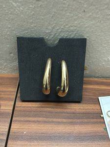 Gold Teardrop Earrings