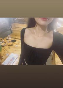 Black Long Sleeve Cut-Out Top
