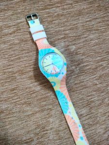 Colorful Floral Watch